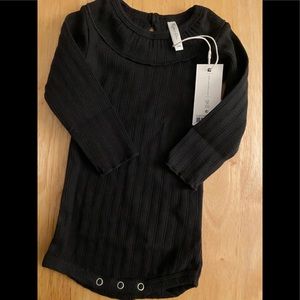 Rylee + Cru Ruffle Collar Bodysuit 3-6mos